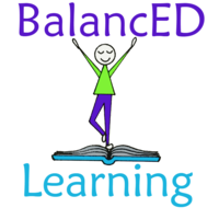 BalancED Learning logo, BalancED Learning contact details