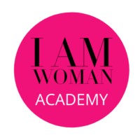 I AM WOMAN Academy logo, I AM WOMAN Academy contact details