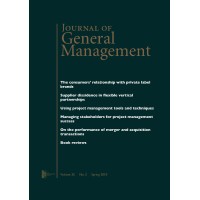 The Journal of General Management logo, The Journal of General Management contact details