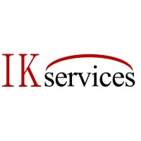 IK Services logo, IK Services contact details