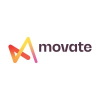 Movate logo, Movate contact details