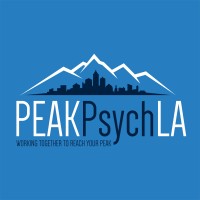 PEAKPsychLA, PC logo, PEAKPsychLA, PC contact details