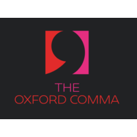 The Oxford Comma logo, The Oxford Comma contact details