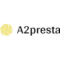 A2presta logo, A2presta contact details