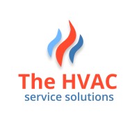 The HVAC Service logo, The HVAC Service contact details