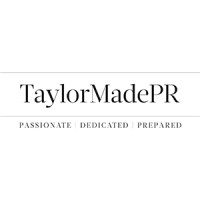 TaylormadePR logo, TaylormadePR contact details