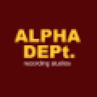 ALPHA DEPt. recording studio logo, ALPHA DEPt. recording studio contact details