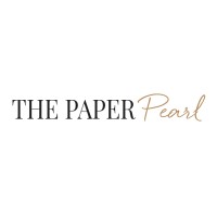 The Paper Pearl logo, The Paper Pearl contact details