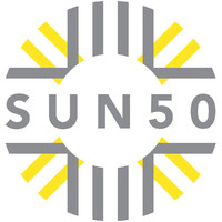 SUN50 logo, SUN50 contact details