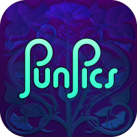 PunPics logo, PunPics contact details