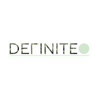 DEFINITE• logo, DEFINITE• contact details