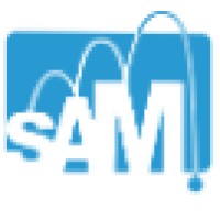 SAM logo, SAM contact details