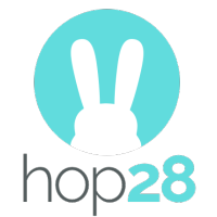 Hop28 logo, Hop28 contact details