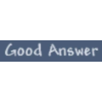 Good Answer logo, Good Answer contact details