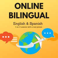 Online Bilingual logo, Online Bilingual contact details