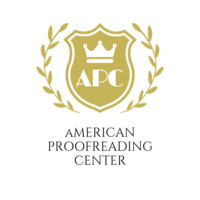 American Proofreading Center logo, American Proofreading Center contact details