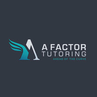 A Factor Tutoring logo, A Factor Tutoring contact details