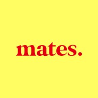 MATES. logo, MATES. contact details