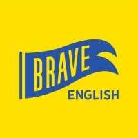 Brave English logo, Brave English contact details