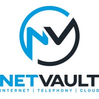 NetVault logo, NetVault contact details