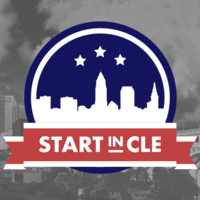 Start in CLE logo, Start in CLE contact details