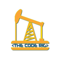 The Code Rig logo, The Code Rig contact details