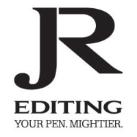 JR Editing logo, JR Editing contact details