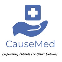 CauseMed logo, CauseMed contact details