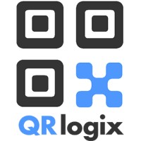 QRlogix logo, QRlogix contact details