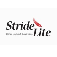 StrideLite logo, StrideLite contact details