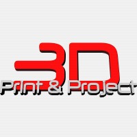 3D Print & Project logo, 3D Print & Project contact details