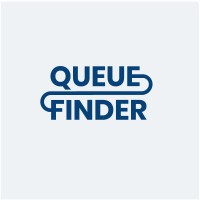 QueueFinder logo, QueueFinder contact details