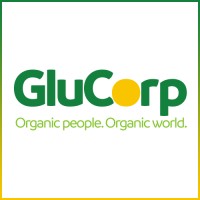 GluCorp logo, GluCorp contact details