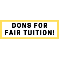 Dons for Fair Tuition logo, Dons for Fair Tuition contact details