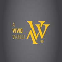 A Vivid World logo, A Vivid World contact details