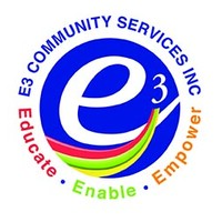 E3 Community Services logo, E3 Community Services contact details