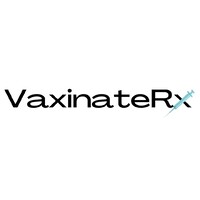 VaxinateRx logo, VaxinateRx contact details