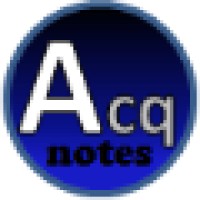 AcqNotes.com logo, AcqNotes.com contact details