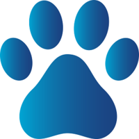 The Paws Project logo, The Paws Project contact details