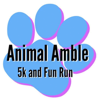 Animal Amble 5k and Fun Run logo, Animal Amble 5k and Fun Run contact details