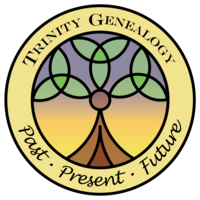 Trinity Genealogy logo, Trinity Genealogy contact details