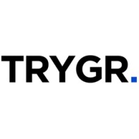 TRYGR. logo, TRYGR. contact details