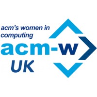 ACM-W UK logo, ACM-W UK contact details