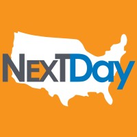 NextDay logo, NextDay contact details