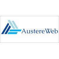 AustereWeb logo, AustereWeb contact details