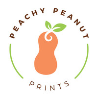 Peachy Peanut Prints logo, Peachy Peanut Prints contact details