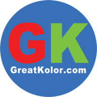 GREAT KOLOR logo, GREAT KOLOR contact details