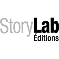 StoryLab logo, StoryLab contact details