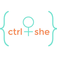 ctrl + she logo, ctrl + she contact details