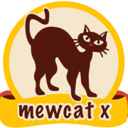 MewCatX logo, MewCatX contact details